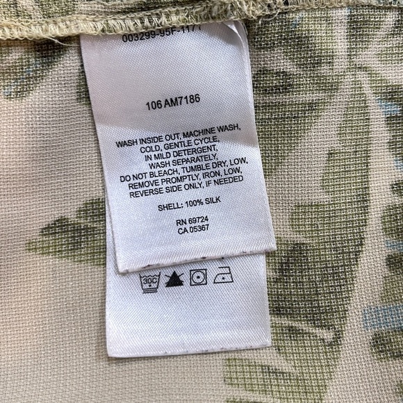 šCOLUMBIA XCO Silk Tropical Escape Palm Short Sleeve Hawaiian Shirt - Picture 10 of 12